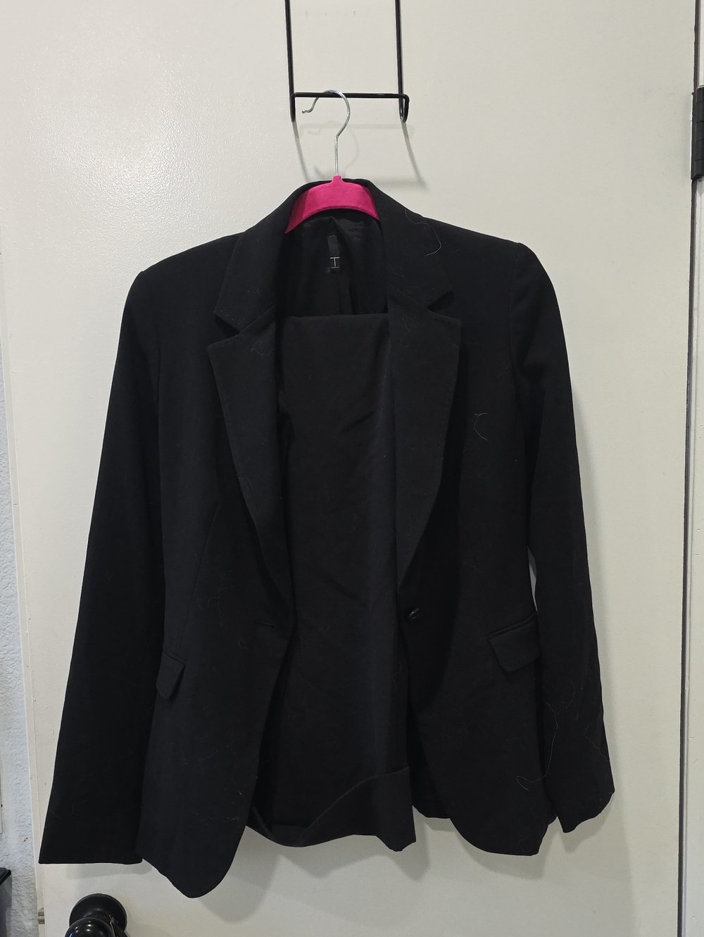 Black Womens Blazer Jacket - Classic Tailored Coat
